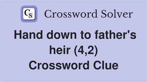 heir crossword clue|heir successor crossword clue.